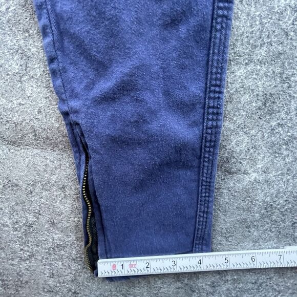 Tiger X Horse Denim Pants Mens 28 Blue Skinny Zip Ankle Flap Pocket Streetwear - Picture 8 of 10